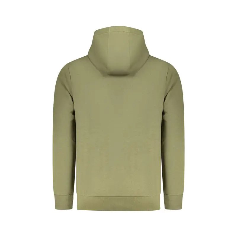 Felpa Maniche Lunghe Uomo Verde Stampa in Rilievo miniatura 2