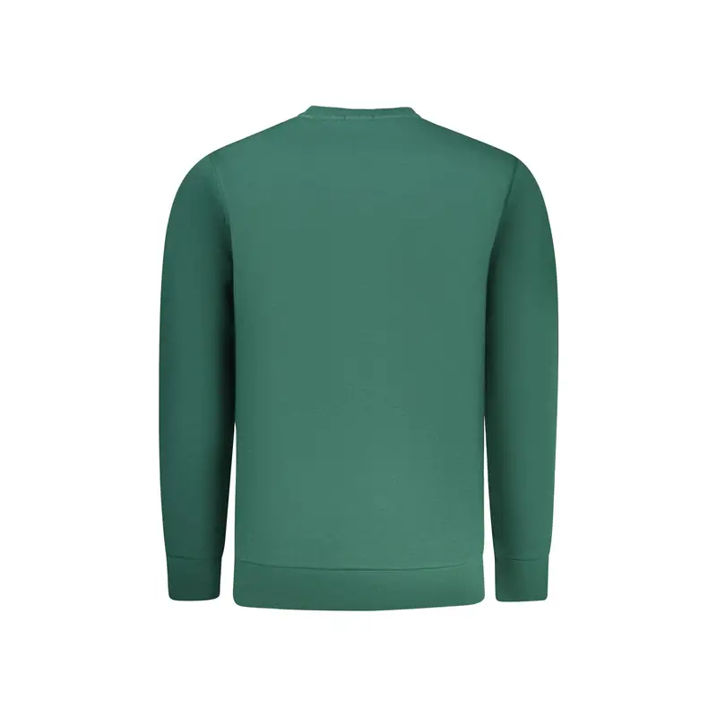 Felpa Maniche Lunghe Uomo Verde Stampa Logo miniatura 2