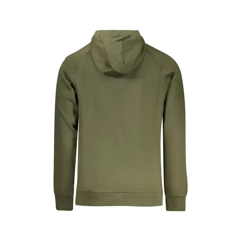 Felpa Maniche Lunghe Uomo Verde Stampa miniatura 2