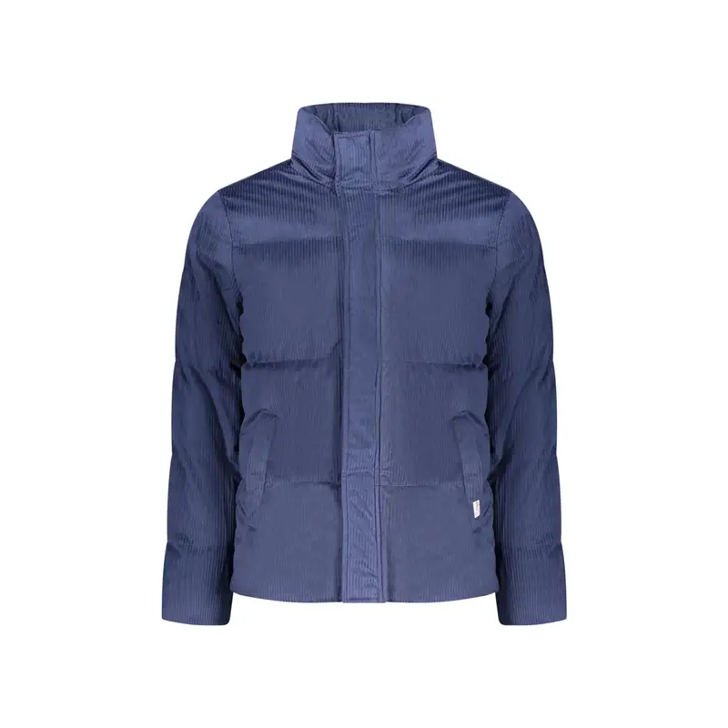 Giubbotto Maniche Lunghe Uomo Blu con Zip