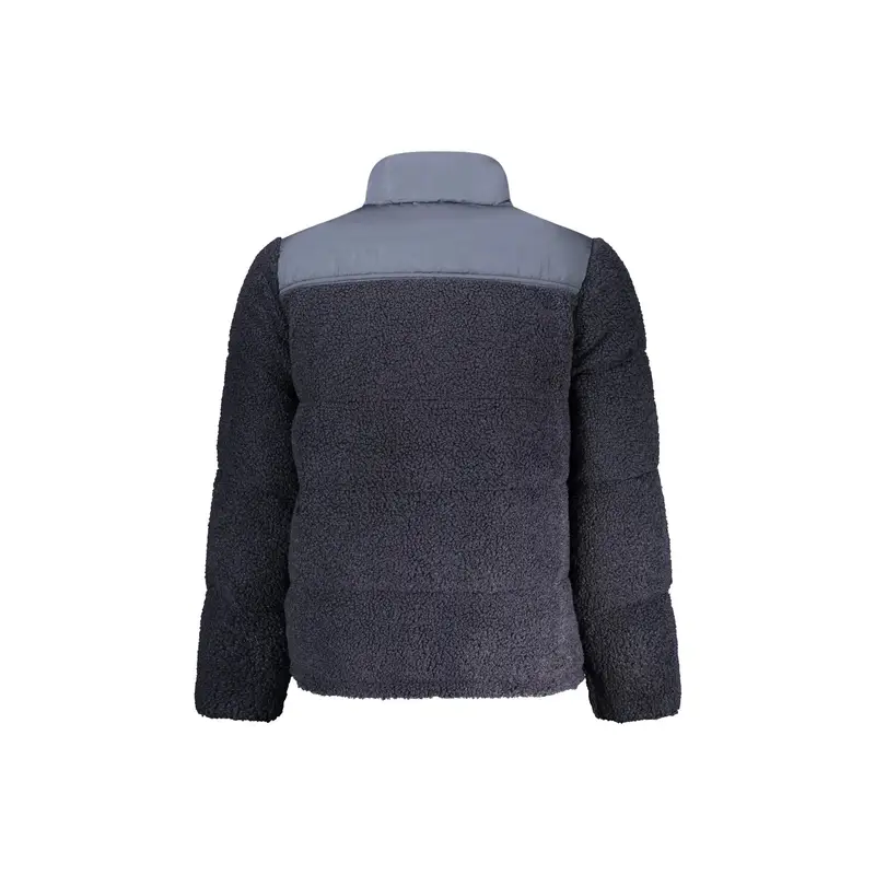 Giubbotto Maniche Lunghe Uomo Blu Zip Logo miniatura 2