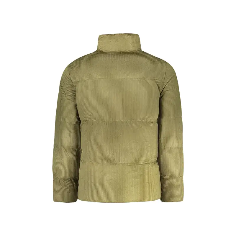 Giubbotto Maniche Lunghe Uomo Verde Zip miniatura 2