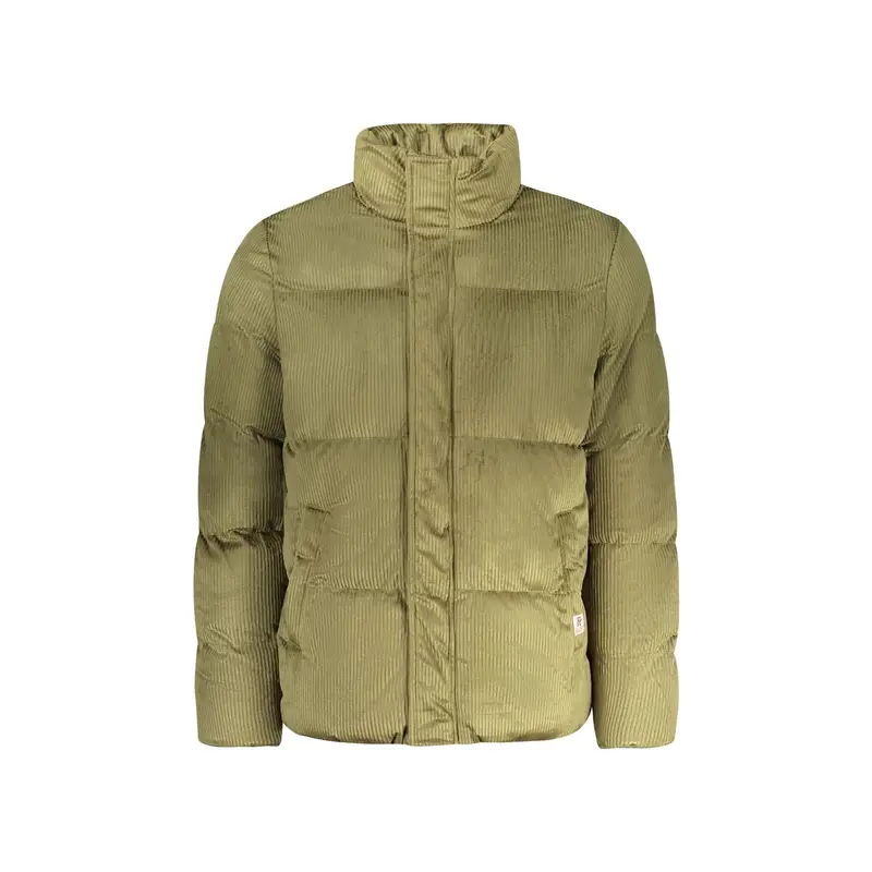 Giubbotto Maniche Lunghe Uomo Verde Zip
