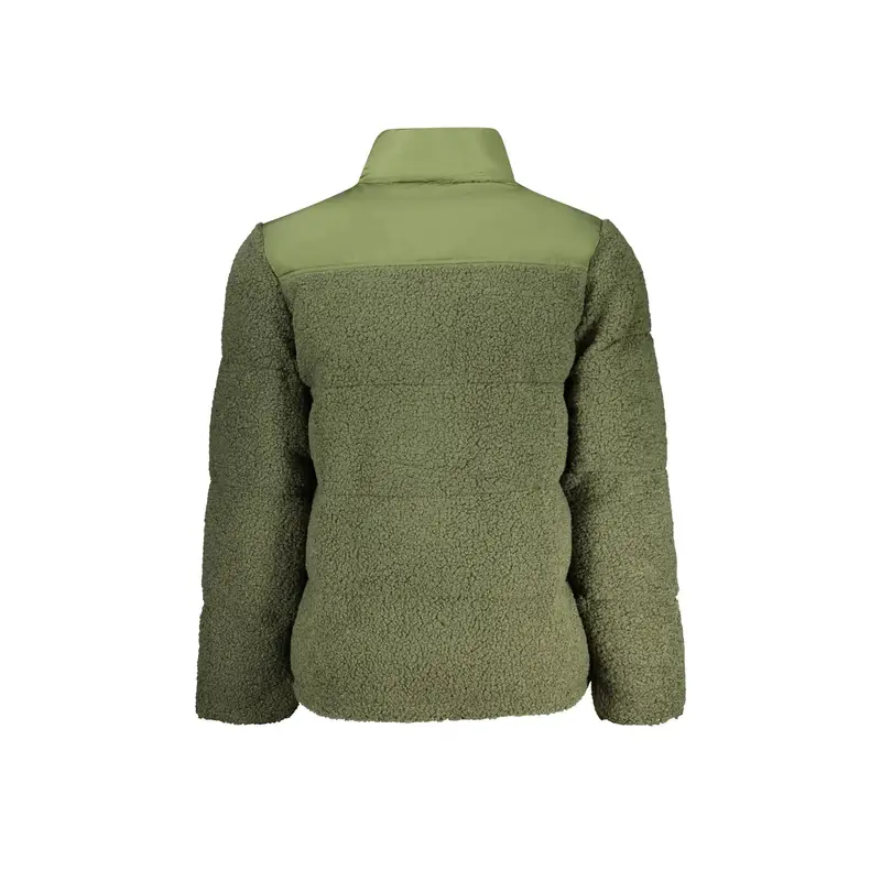 Giubbotto Maniche Lunghe Uomo Verde Zip miniatura 2