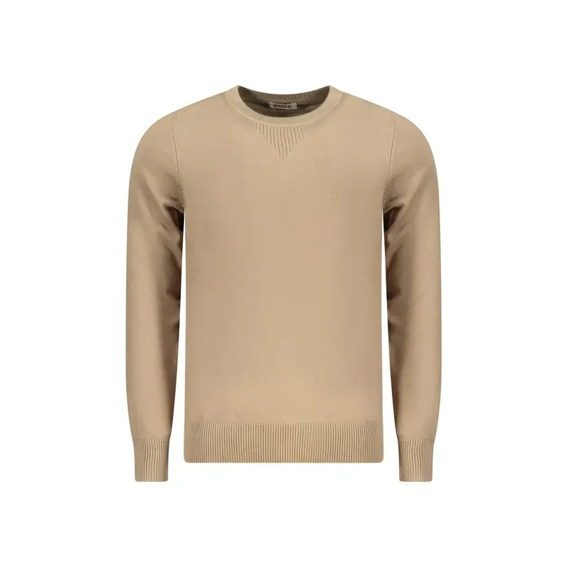 Maglia Uomo Beige Ricamo