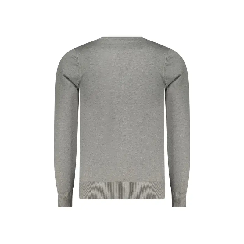 Maglia Uomo Grigia Ricamo Grigio miniatura 2