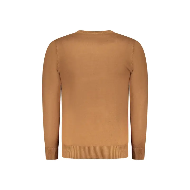 Maglia Uomo Marrone Ricamo miniatura 2