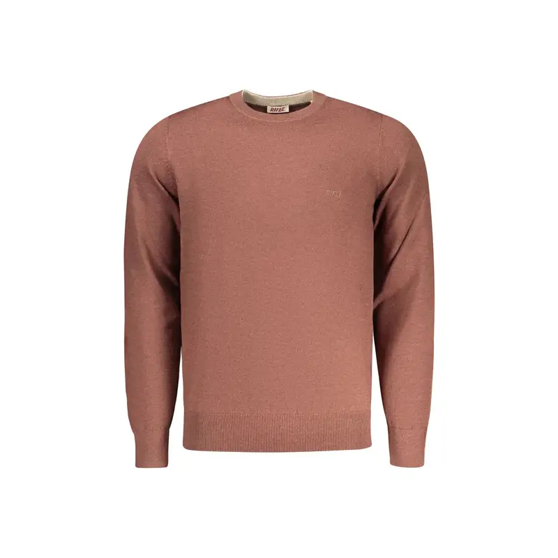 Maglia Uomo Marrone Ricamo