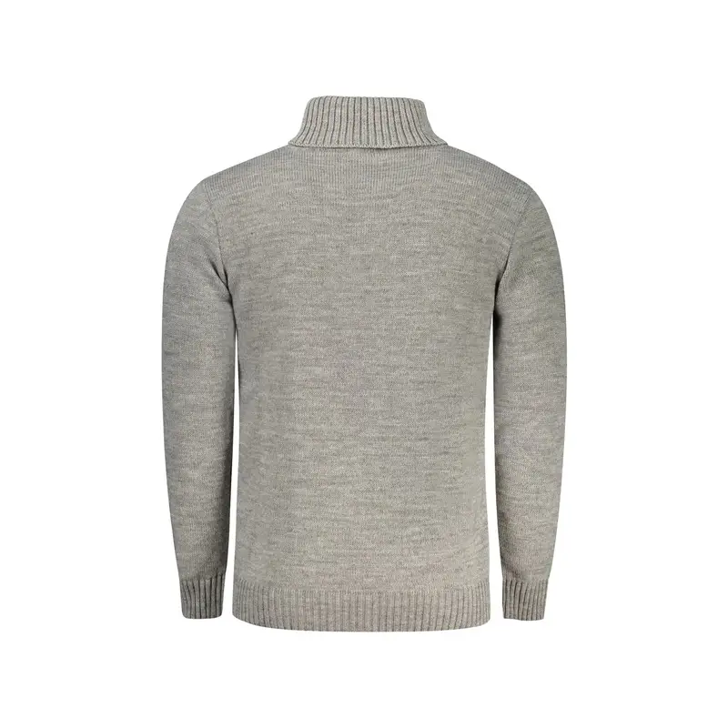 Maglione Uomo Grigio Ricamo miniatura 2