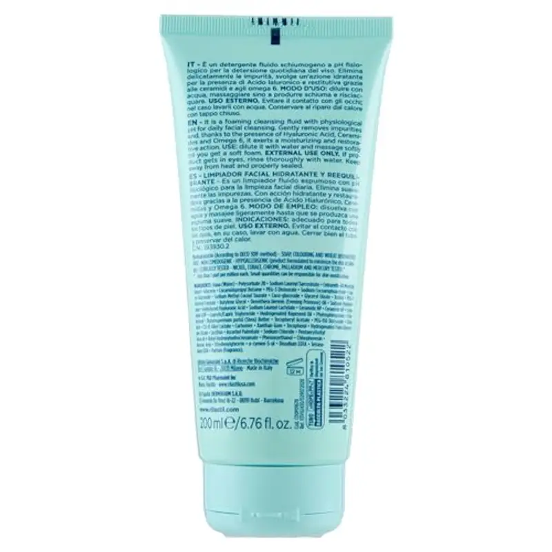 Rilastil Aqua Detergente Viso con Acido Ialuronico, Idratante e Riequilibrante, Adatto a Tutti i Tipi di Pelle, Confezione da 200ml miniatura 2