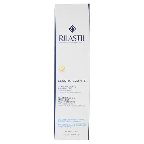 Rilastil Olio Elasticizzante, Trattamento Corpo Emolliente, Protettivo e Restitutivo, Per Pelle Anelastica e Cicatrici miniatura 2