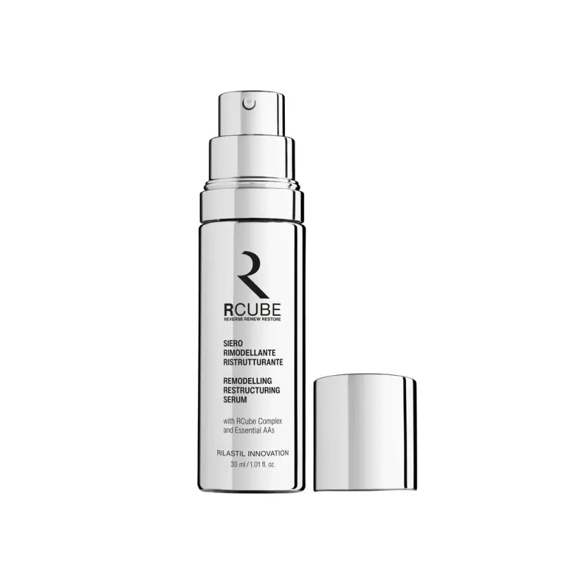 RCUBE Siero Rimodellante Ristrutturante - Trattamento antietà pelli mature, Siero antirughe miniatura 2