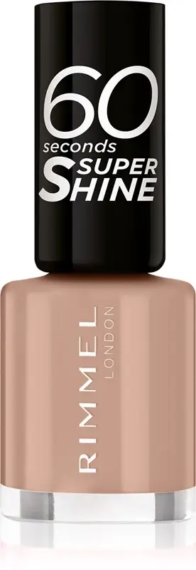 60 Seconds Super Shine smalto per unghie colore 708 Kiss In The Nude 8 ml