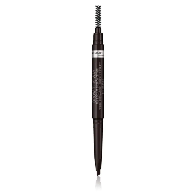 Brow This Way matita per sopracciglia con spazzolino 2 in 1 colore 004 Soft Black 0,25 g