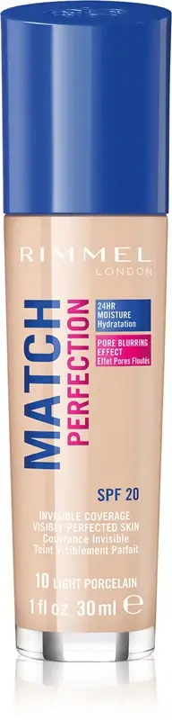 Fondotinta idratante Match Perfection 30 ml - Tonalità 010 Ligh Porcelain