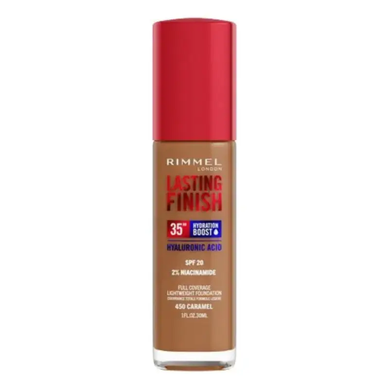 London Lasting Finish Boost idratante Spf20 450-Caramel 30ml