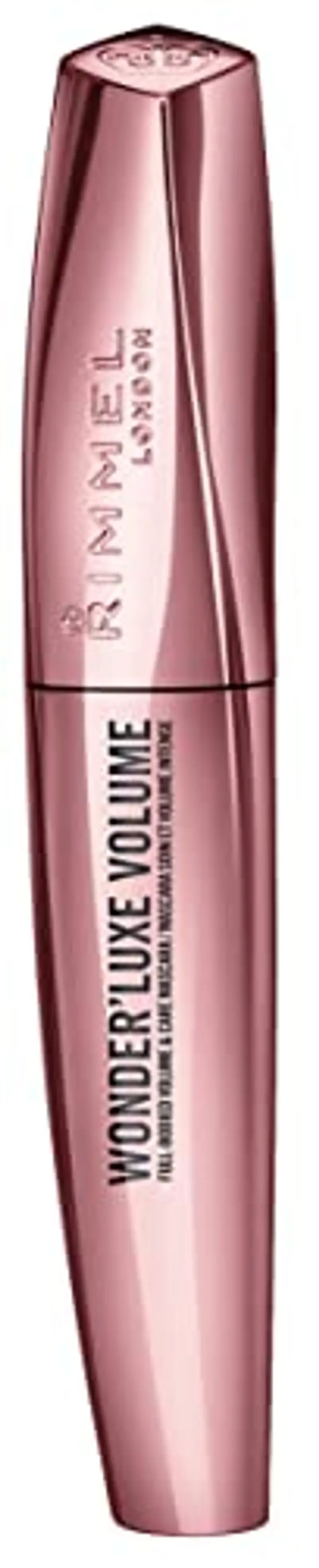 Rimmel London Mascara Volumizzante Wonder'Luxe con Oli Preziosi, Trattamento Rinforzante Ciglia, 11 ml, Nero