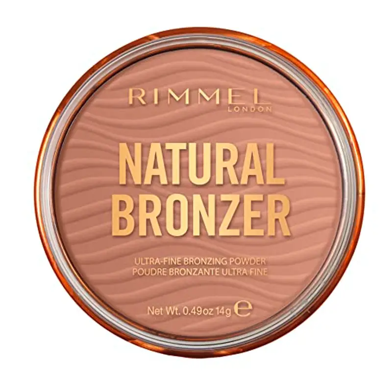 Rimmel London, Nuova Natural Bronzer, Terra Compatta Effetto Naturalmente Abbronzato, 001 Sunlight