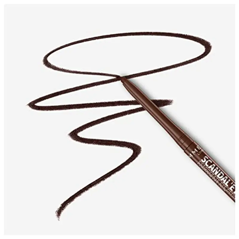Rimmel London ScandalEyes Exaggerate Eye Definer, Matita Occhi Automatica Waterproof a Lunga Durata dal Colore Intenso e Tratto Ultra Preciso, 002 Chocolate Brown - 210 g miniatura 2