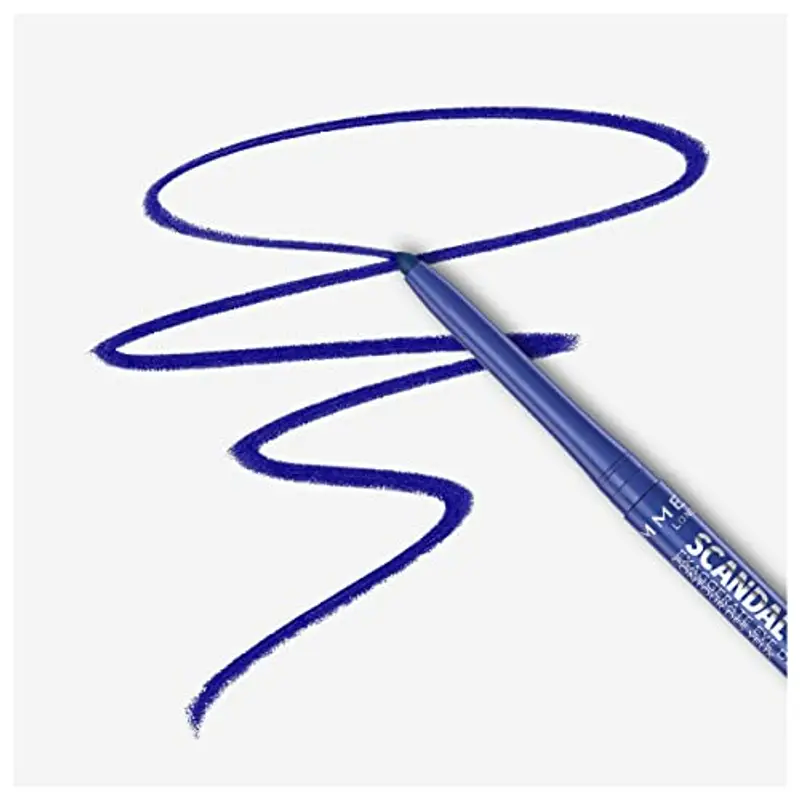 Rimmel London ScandalEyes Exaggerate Eye Definer, Matita Occhi Automatica Waterproof a Lunga Durata dal Colore Intenso e Tratto Ultra Preciso, 004 Cobalt Blue - 210 g miniatura 2