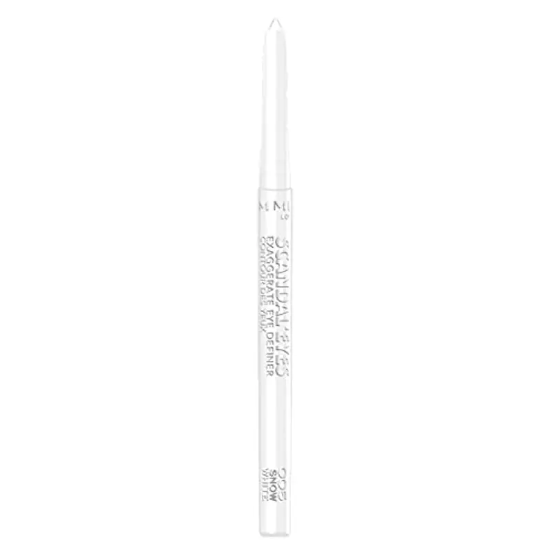 Rimmel London ScandalEyes Exaggerate Eye Definer, Matita Occhi Automatica Waterproof a Lunga Durata dal Colore Intenso e Tratto Ultra Preciso, 005 Snow White miniatura 2