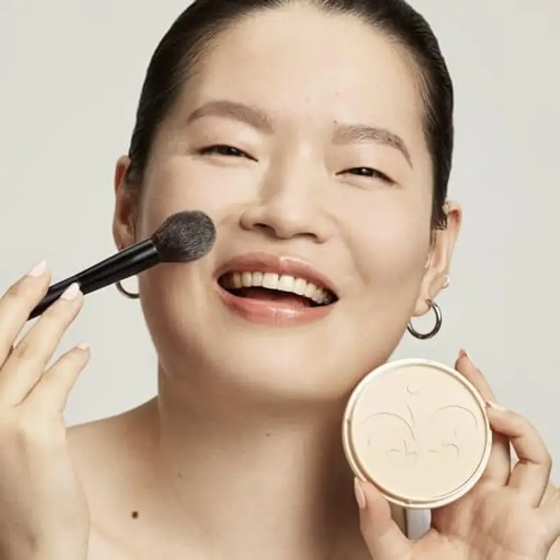 Rimmel London Stay Matte Pressed Powder, formula minerale per un effetto di lucentezza di lunga durata, luce di pesca, 14 g1 Cipria, Colore Trasparente, g (Confezione da 1), 001 TRANSPARENTE miniatura 2