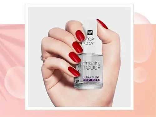 Rimmel London Top Coat Ultra Shine Finishig Touch ad Asciugatura Rapida per Smalto Unghie - Trasparente miniatura 3