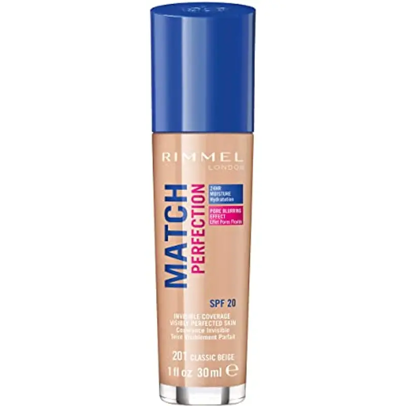 Rimmel Match Perfection Fondotinta Liquido - 201 Classic Beige
