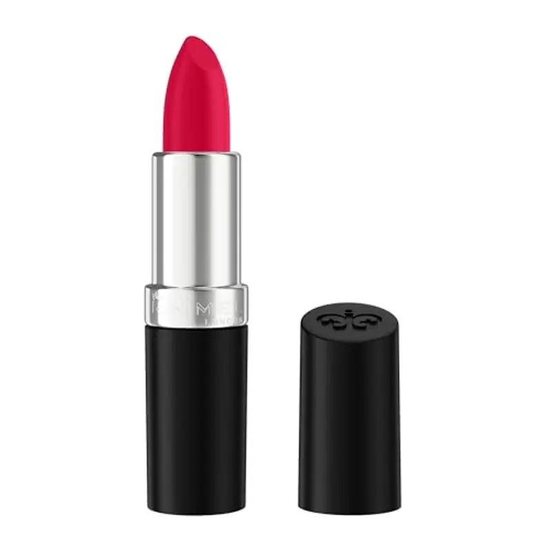 Rimmel Rossetto a lunga durata, formula idratante con tocco succulento 4 grammi 1 rosso vero