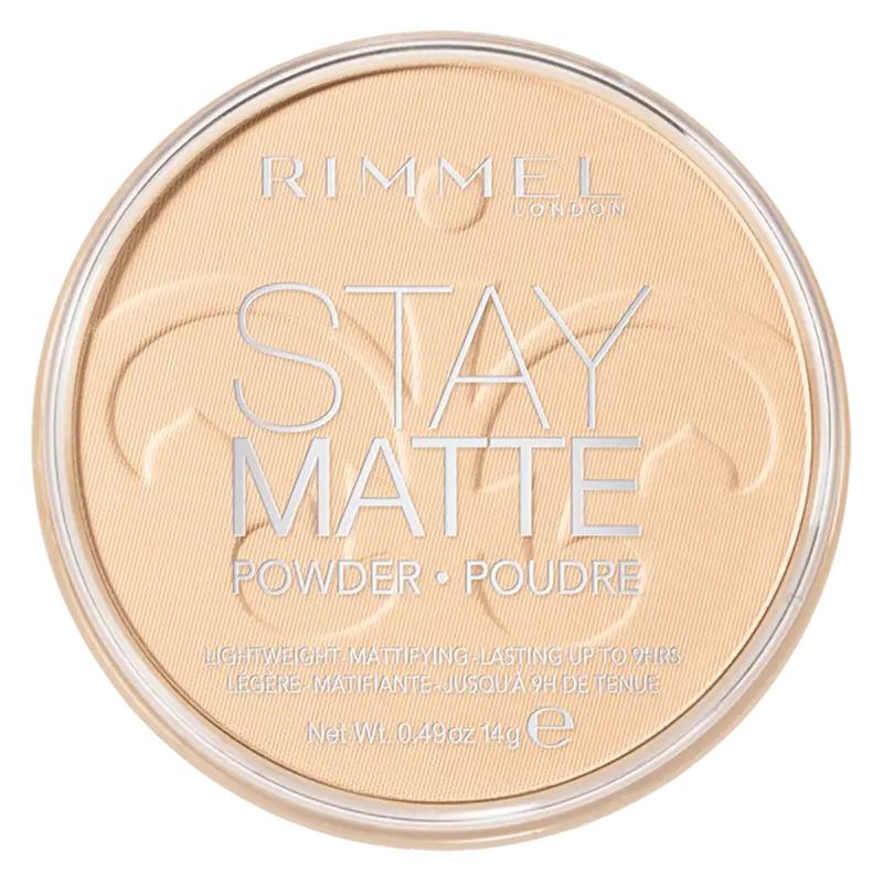 Rimmel Stay Matte Cipria Compatta - 001 Trasparent