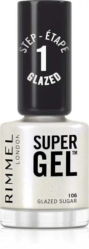 Super Gel smalto gel per unghie senza lampada UV/LED colore 106 Glazed Sugar 12 ml