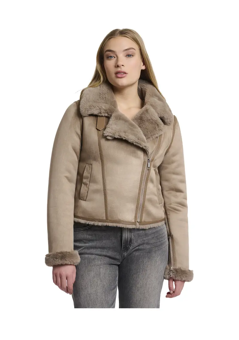 Giacca Donna Taupe miniatura 3