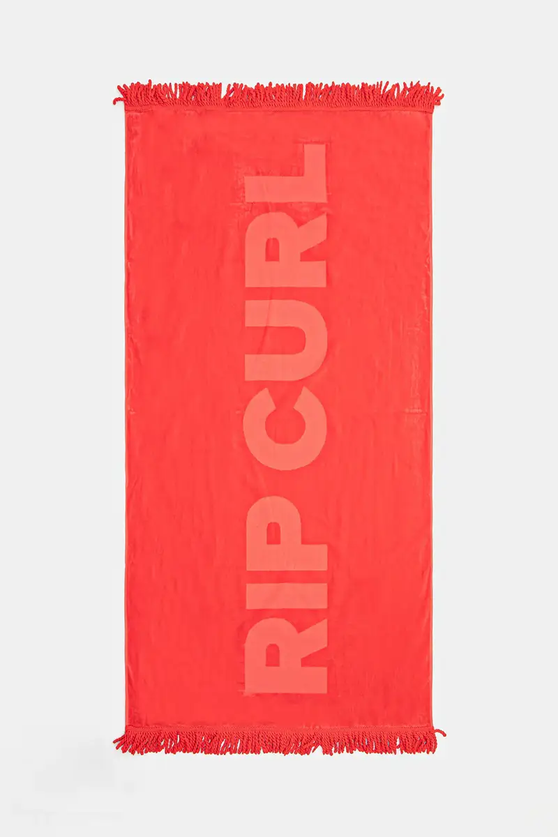 asciugamano con aggiunta di lana colore rosso