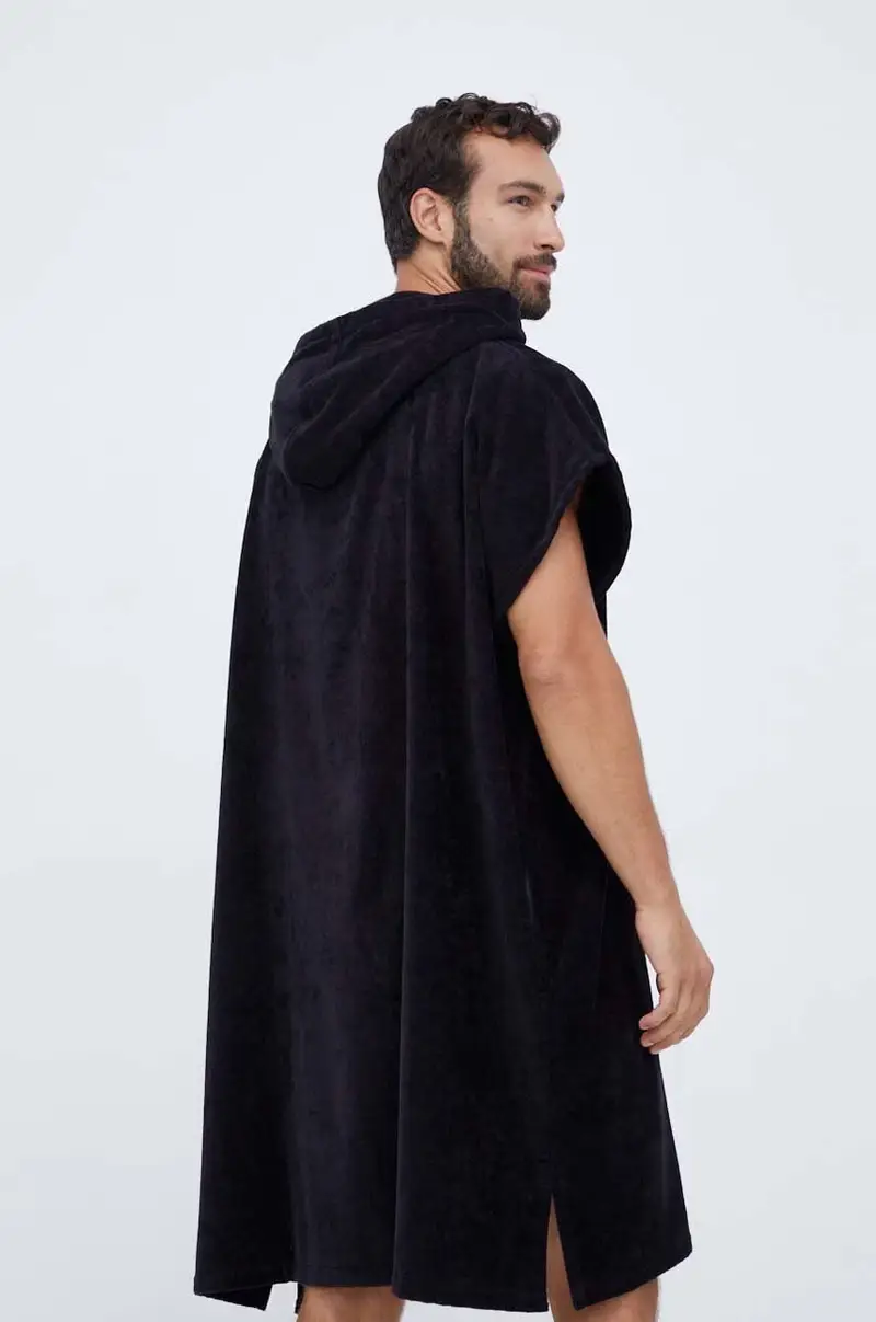 asciugamano con aggiunta di lana Nero miniatura 3