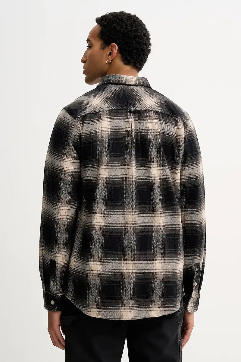 camicia in cotone COUNT Nero miniatura 3