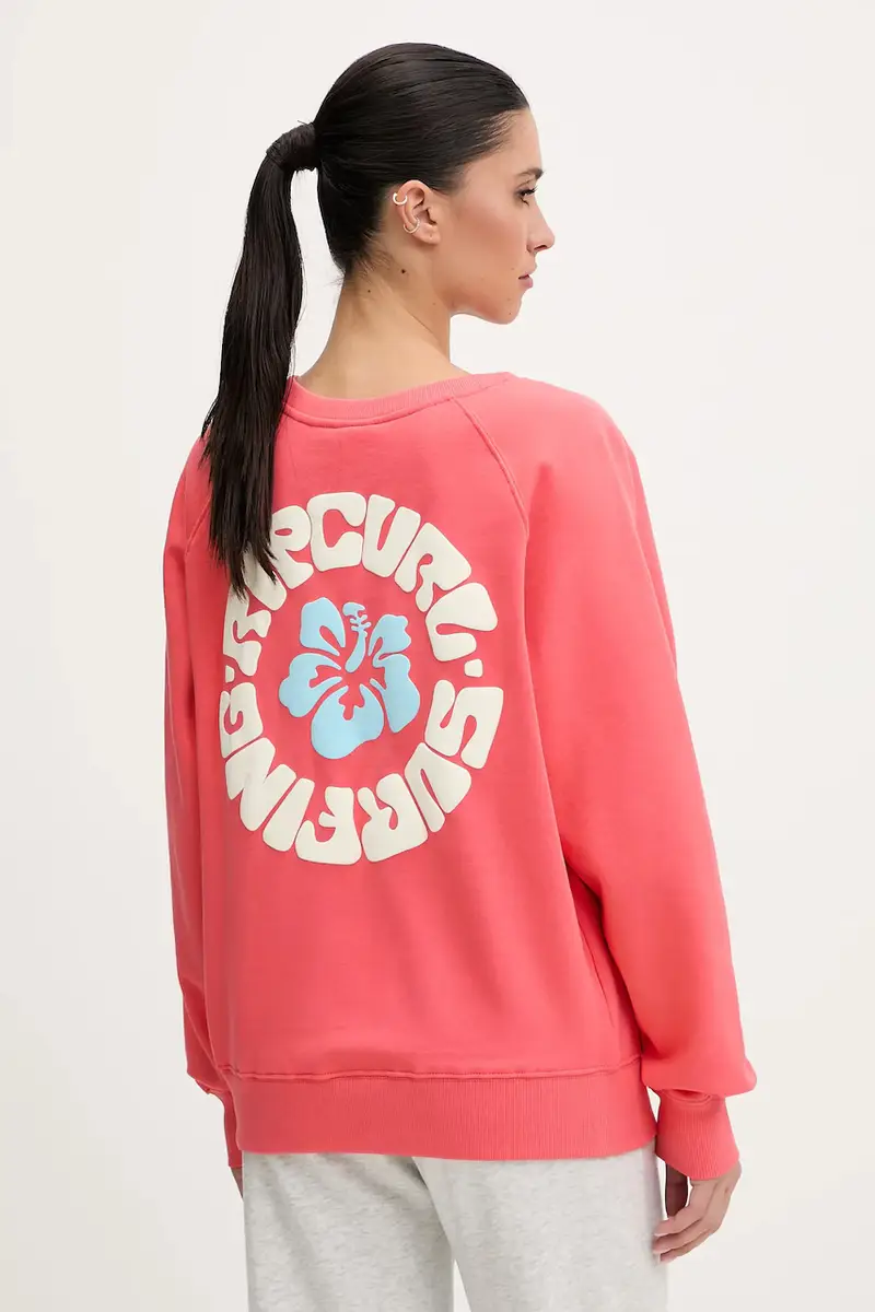 felpa in cotone LUXE SURF Rosa