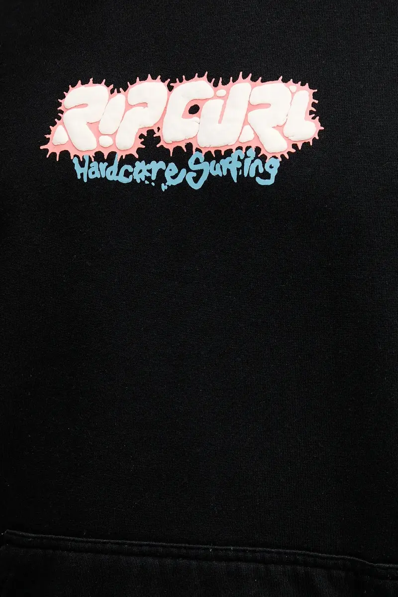 felpa RAW ENERGY uomo colore nero con cappuccio 092MFL miniatura 5