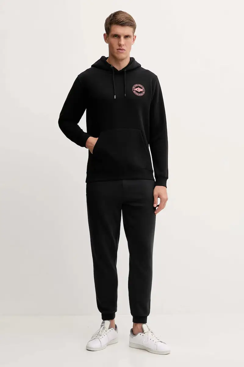 felpa STAPLE uomo colore nero con cappuccio 095MFL miniatura 2