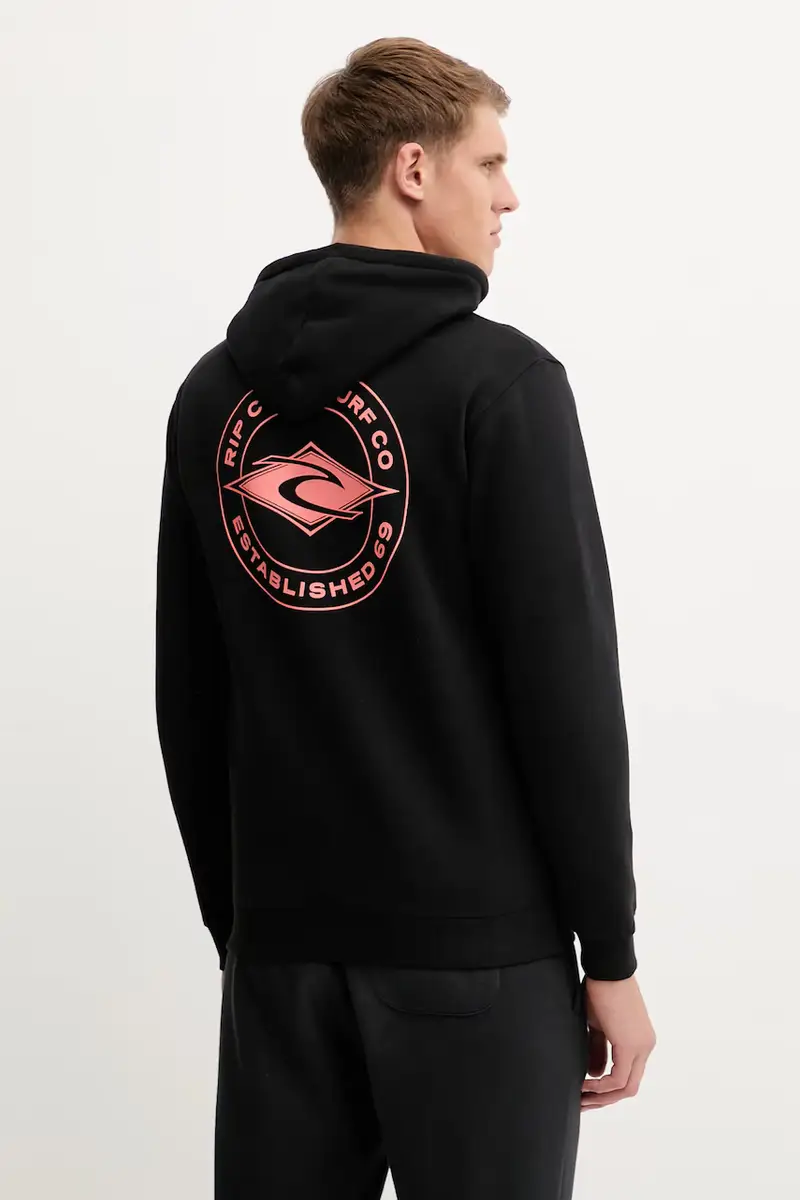 felpa STAPLE uomo colore nero con cappuccio 095MFL miniatura 3