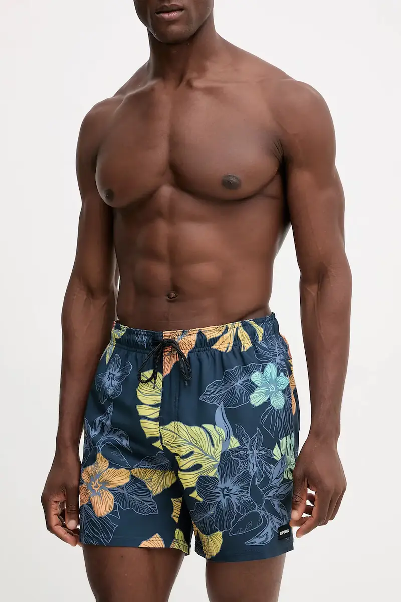 pantaloncini da bagno FUN TIMES colore blu navy 09GMBO miniatura 2