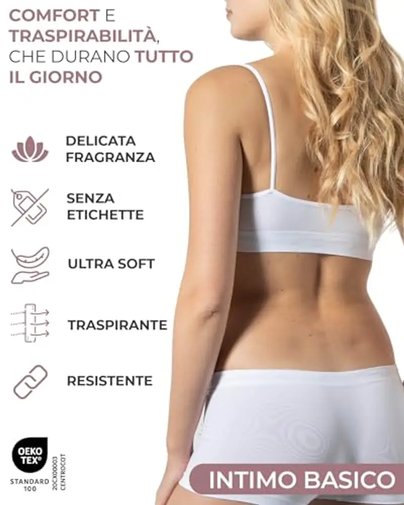 Risalti Bralette Donna Bianco 1957616 miniatura 3