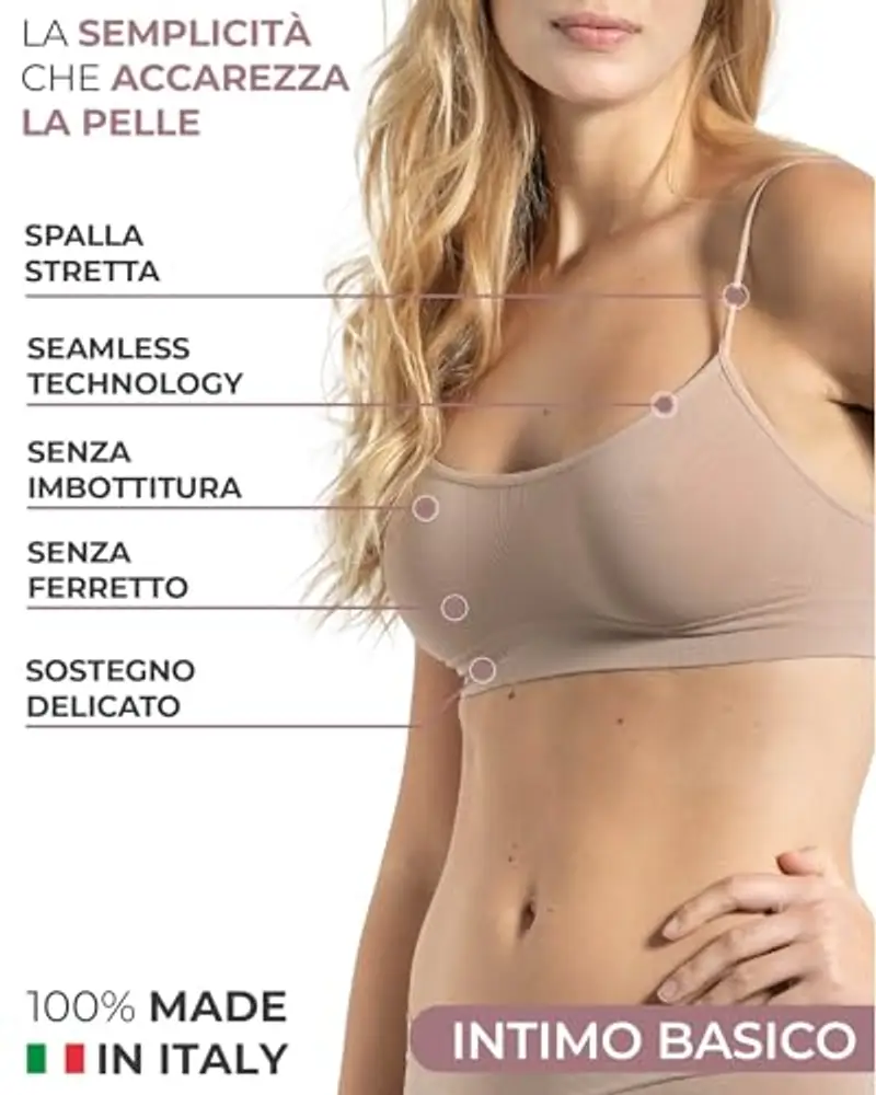 Risalti Bralette Donna Multicolore 1603500 miniatura 2