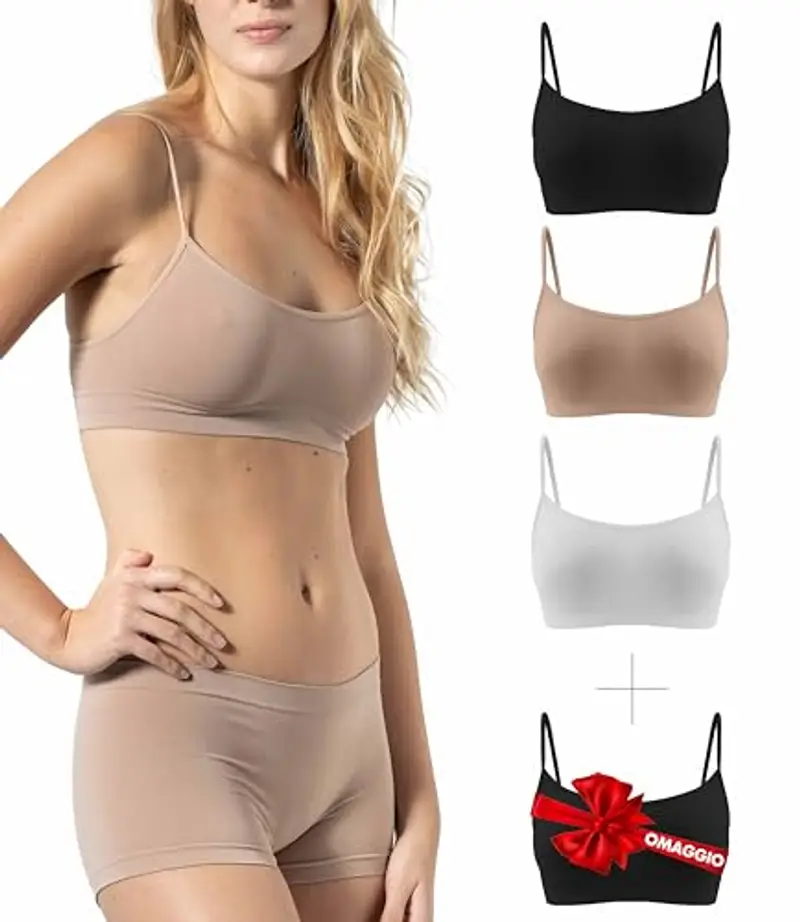 Risalti Bralette Donna Bianco 795351