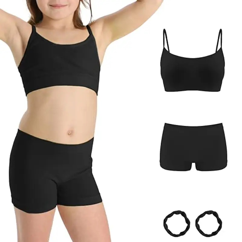 RISALTI Set Top e Pantaloncini Bambina Microfibra