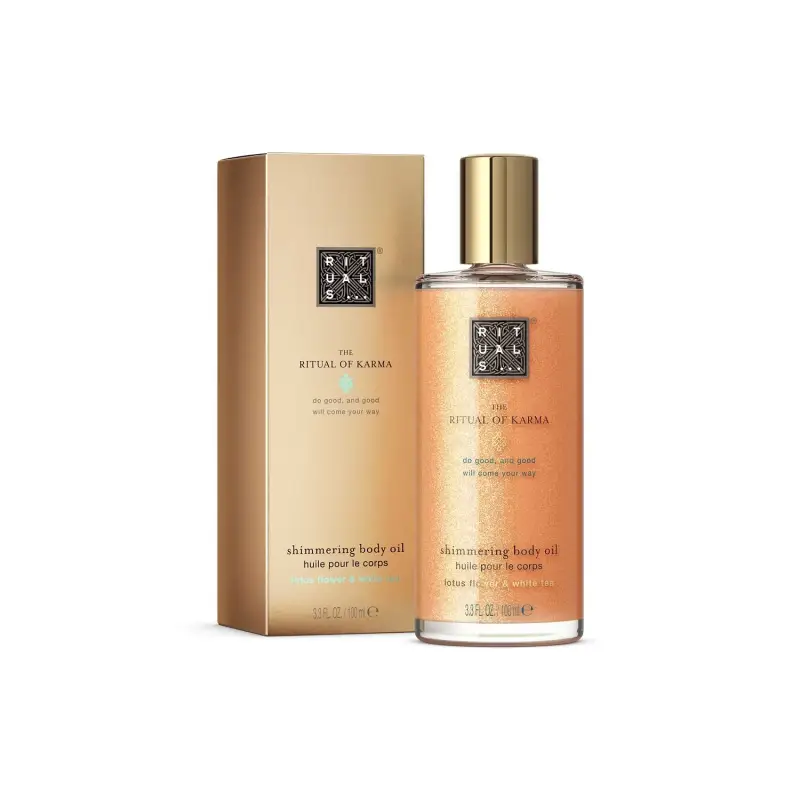 The Ritual of Karma Shimmering Body Oil - Olio e scrub corpo miniatura 2