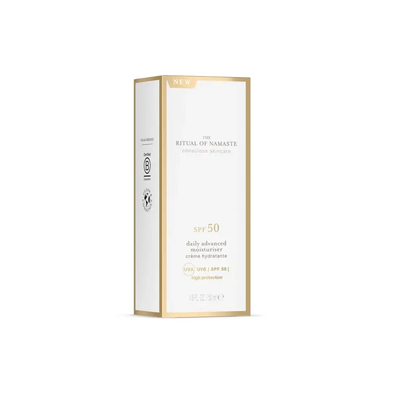 The Ritual of Namaste Crema Idratante Daily Advanced SPF 50 - Crema idratante viso, Protezione solare viso miniatura 2