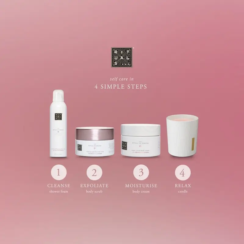 The Ritual of Sakura Scented Candle 290g - - Candele profumate miniatura 5