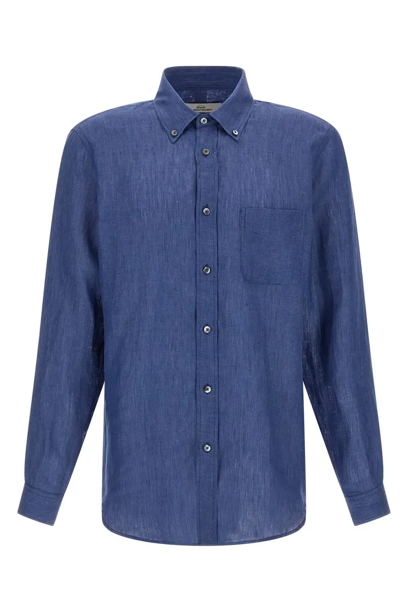 Camicia Lino Blu