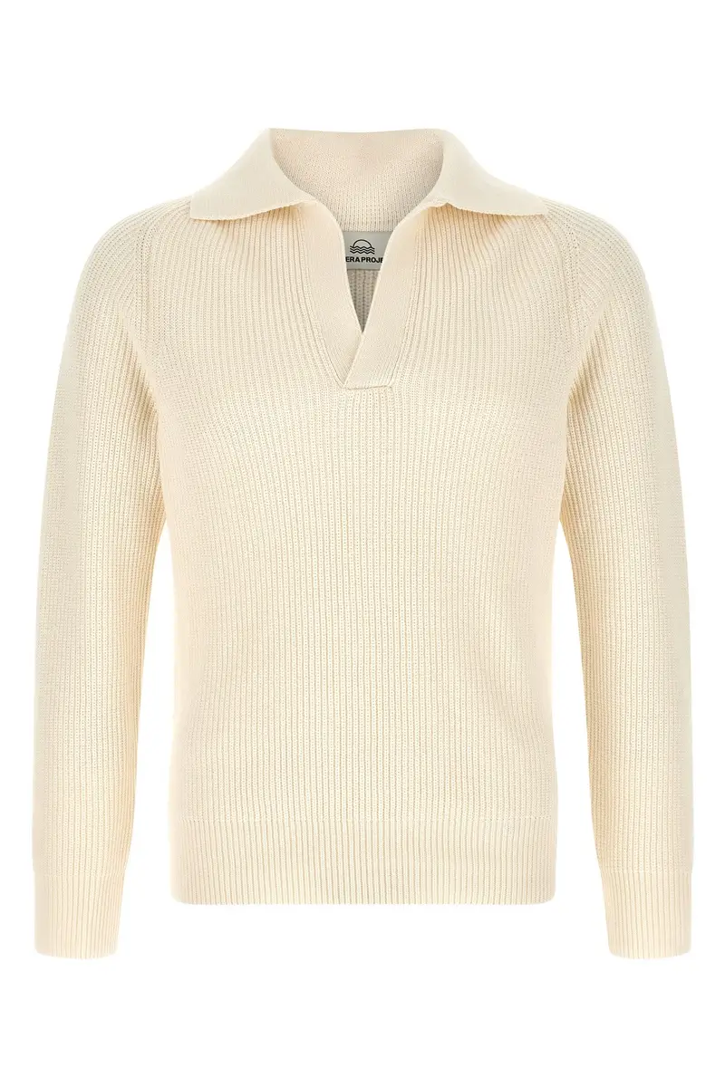 Maglione Polo Bianco