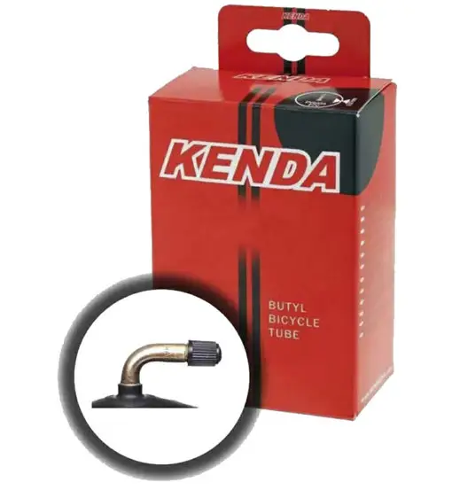 Camera 8-1/2 x 2 valvola America curva 70° - camera d aria monopattino Black